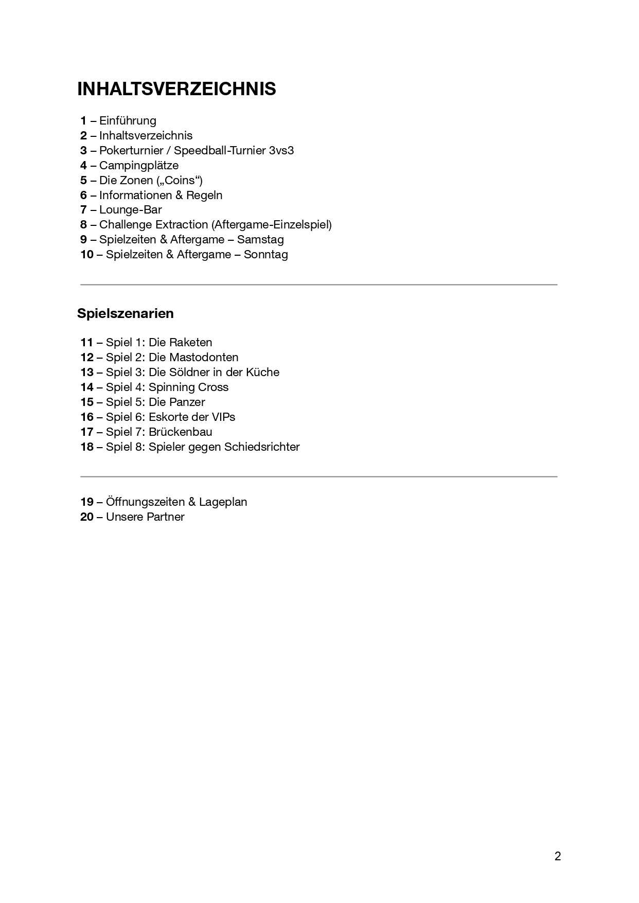 Programm — Seite 2